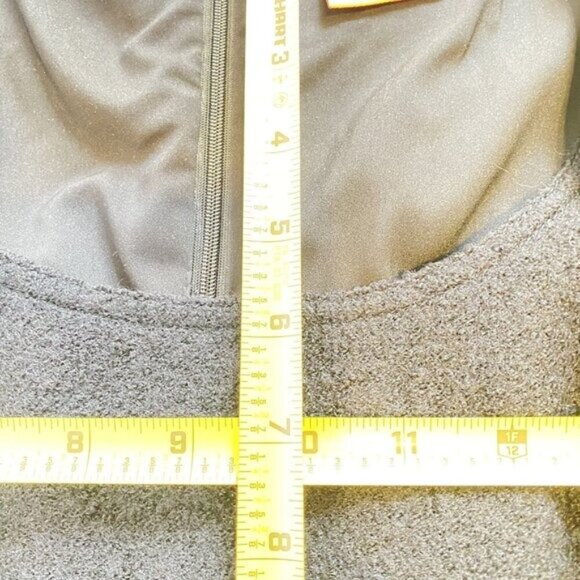 Tory Burch A-Line Wool Dress With Large Sequin Hem Detail Size Large - Picture 10 of 15